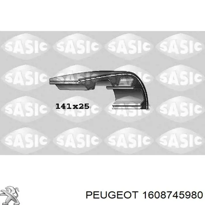 Do koszyka 1608745980 Peugeot/Citroen Pasek rozrządu