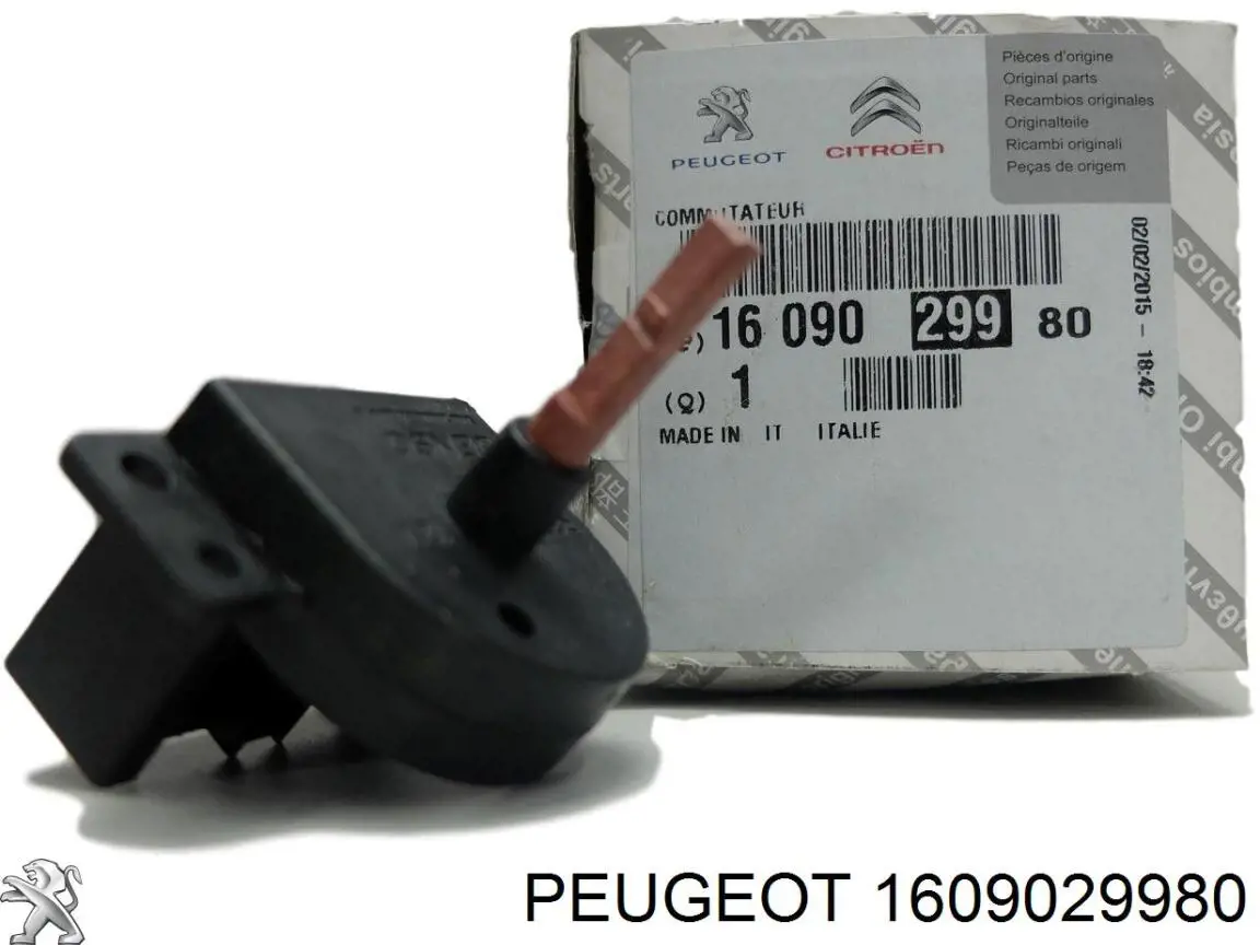 Rezystor wentylatora nagrzewnicy (ogrzewacza kabiny) 1609029980 Peugeot/Citroen