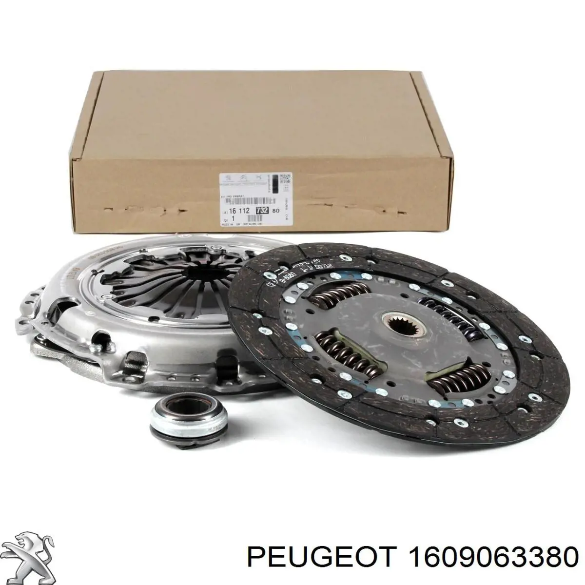Do koszyka 1609063380 Peugeot/Citroen Zestaw sprzęgła (3 części)