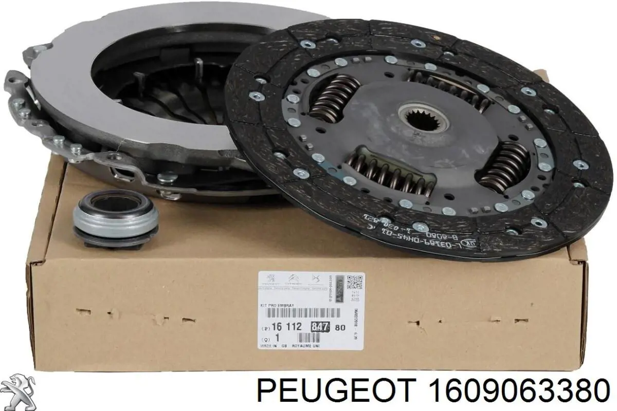 Zestaw sprzęgła (3 części) 1616517180 Peugeot/Citroen