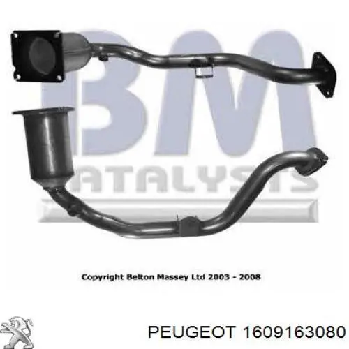 Konwerter-katalizator do Peugeot 206  2A/C