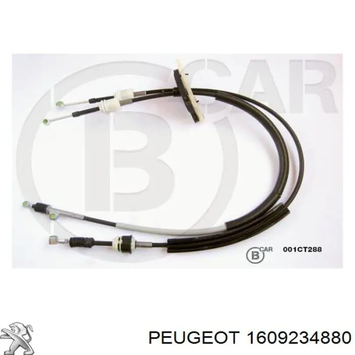 Linka dźwigni zmiany biegów podwójna Peugeot/Citroen 1609234880 cena, od 102,45 USD