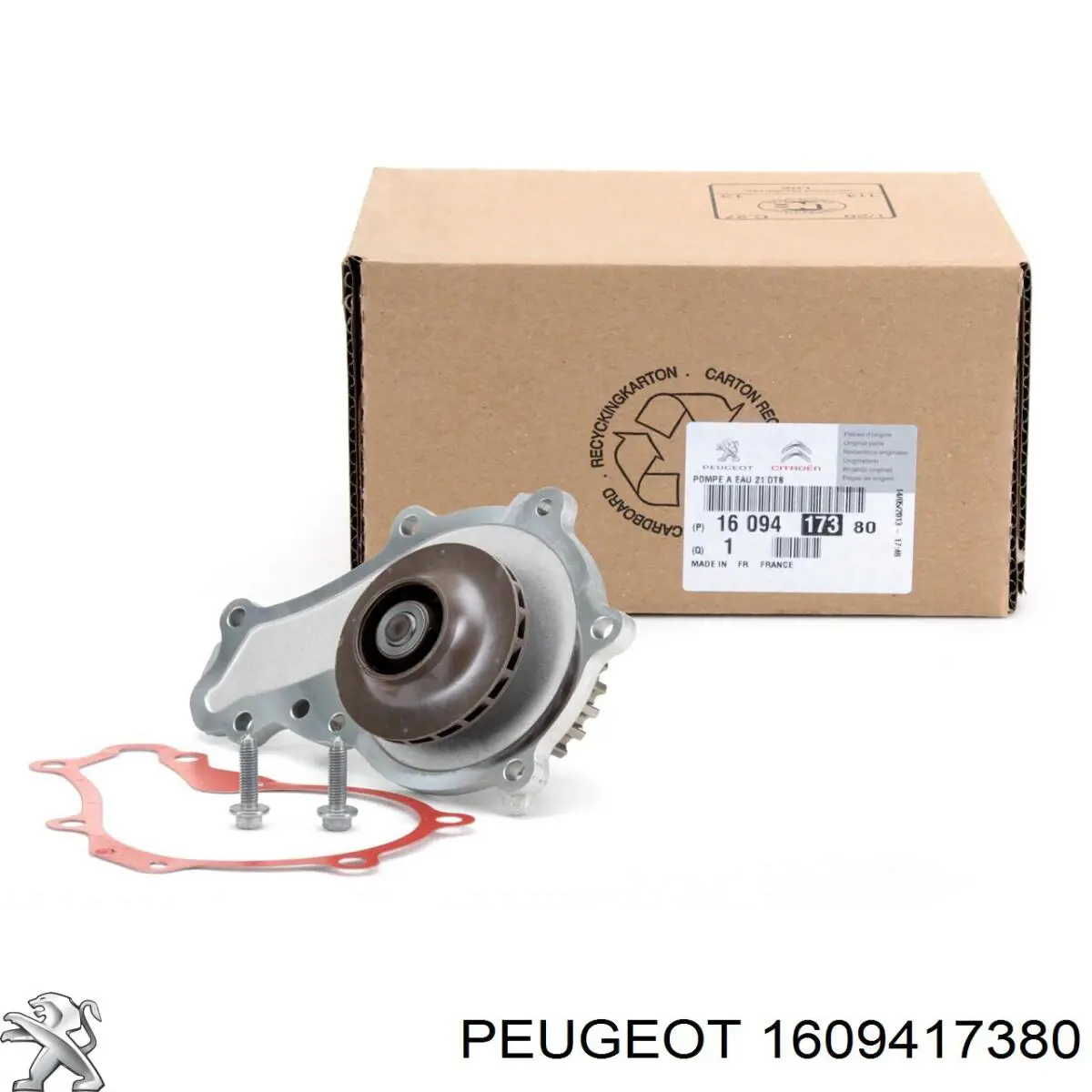 Pompa chłodząca wodna Peugeot/Citroen 1609417380 cena, od 33,26 USD