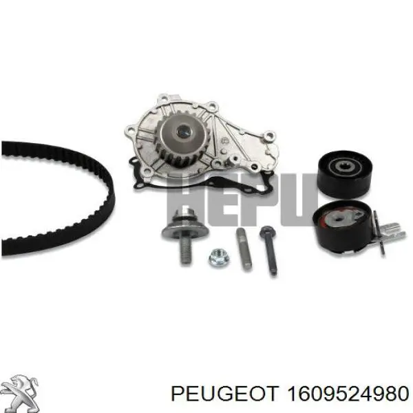 Pasek rozrządu, zestaw Peugeot/Citroen 1609524980 cena, od 143,43 USD