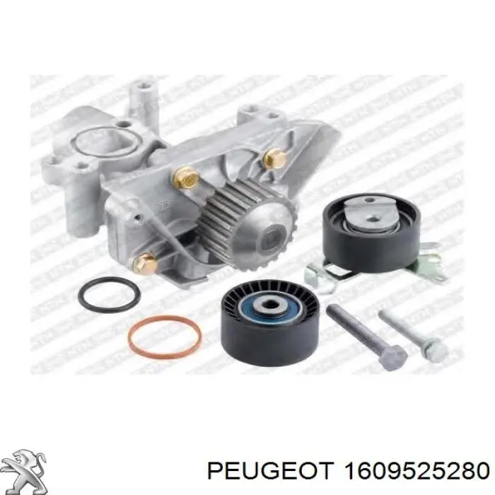 Do koszyka 1609525280 Peugeot/Citroen Pasek rozrządu, zestaw