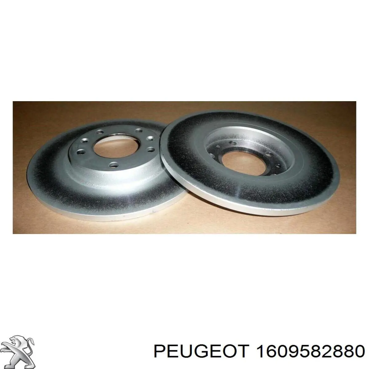 Tarcza hamulcowa tylna 1609582880 Peugeot/Citroen