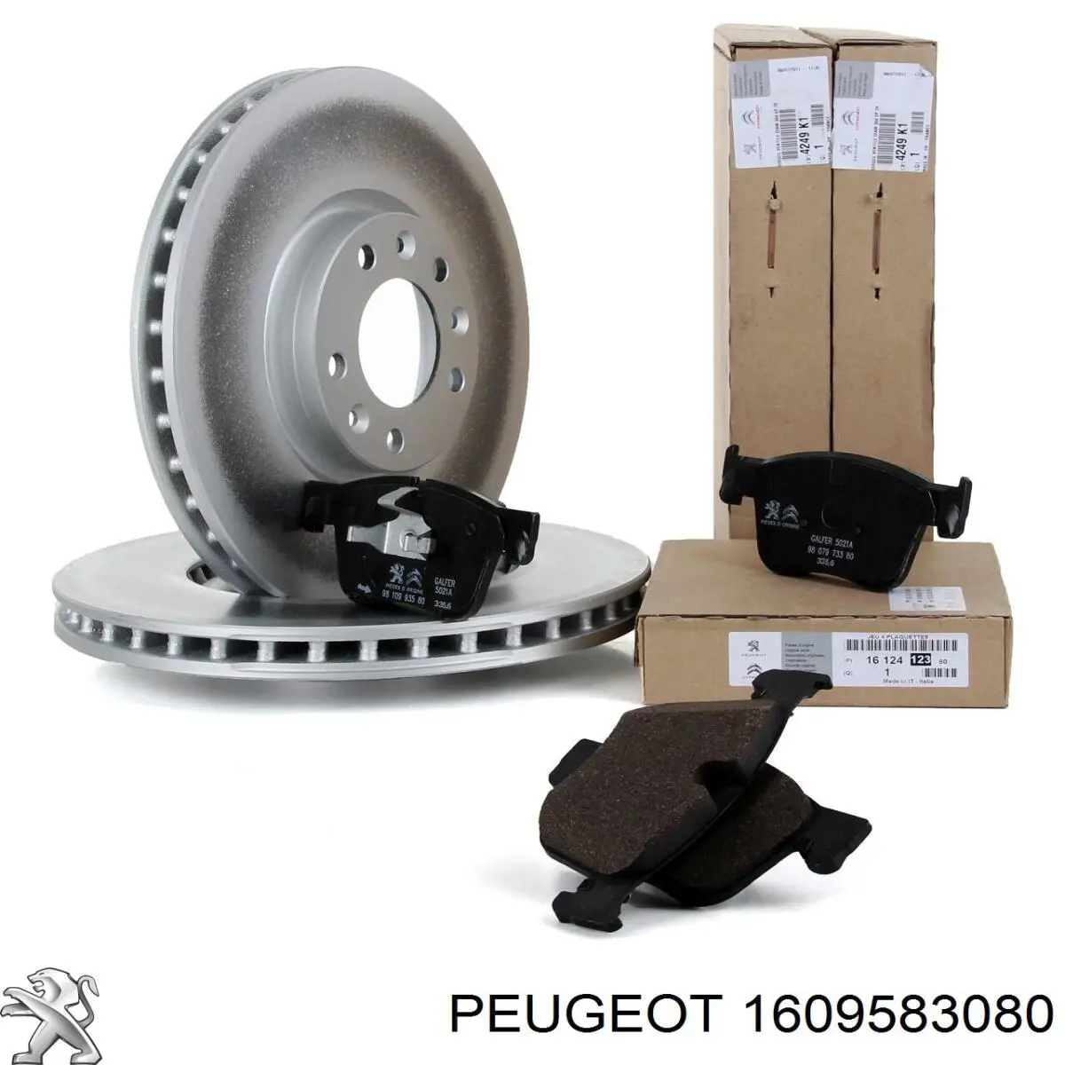 Do koszyka 1609583080 Peugeot/Citroen Tarcza hamulcowa tylna