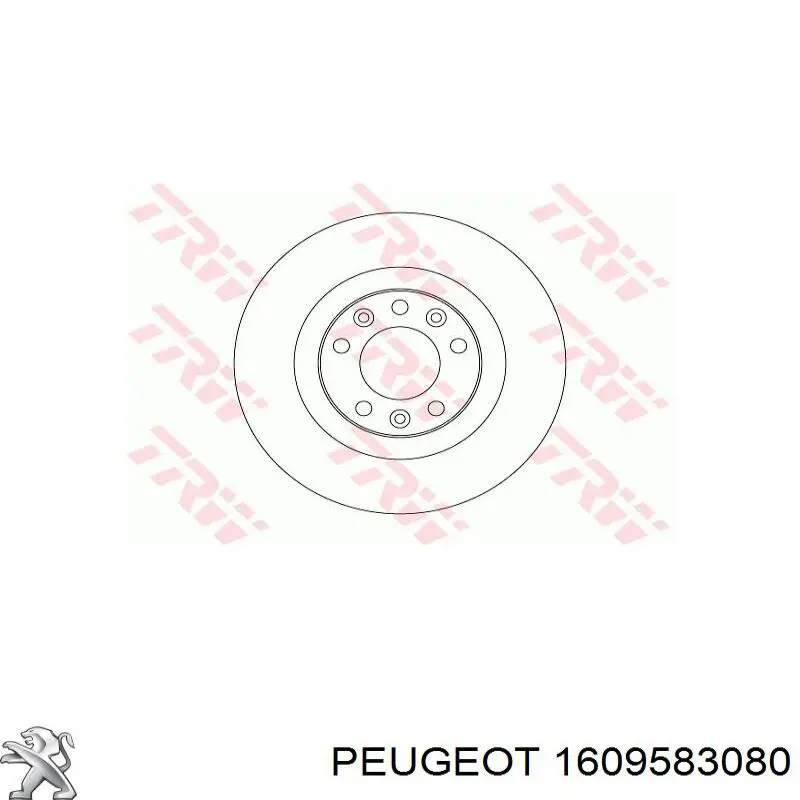 1609583080 Peugeot/Citroen Tarcza hamulcowa tylna