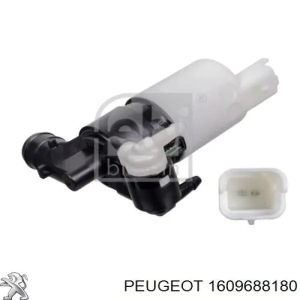 Do koszyka 1609688180 Peugeot/Citroen Pompka spryskiwacza szyby przedniej