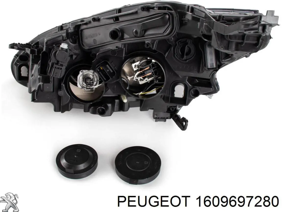 1609697280 Peugeot/Citroen Reflektor prawy