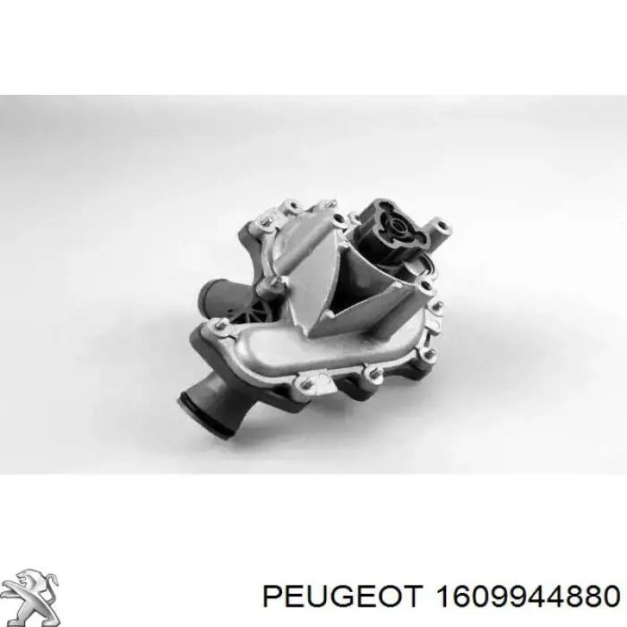 1609944880 Peugeot/Citroen Pompa chłodzenia wodą, w komplecie z obudową