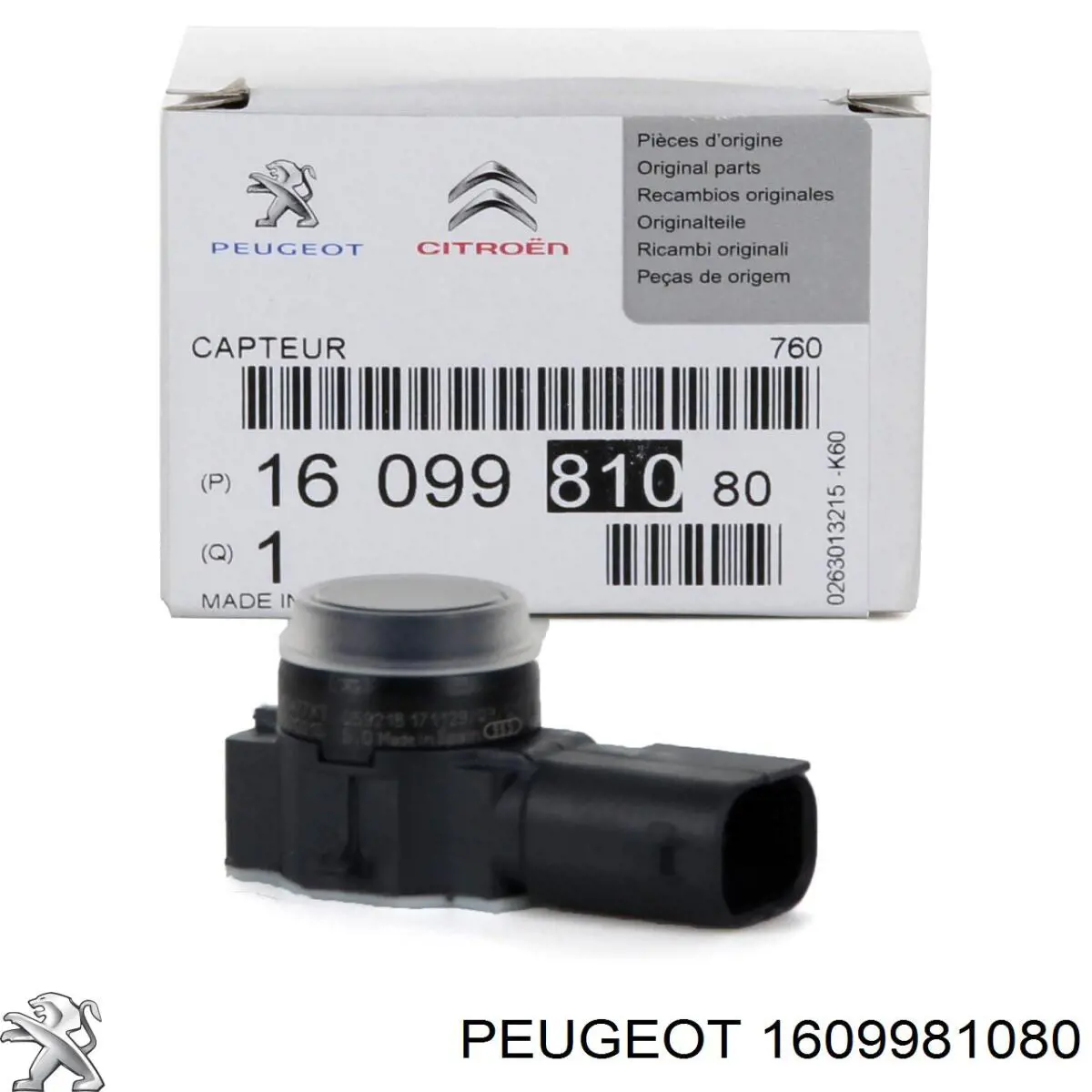 Czujnik parkowania przedni Peugeot/Citroen 1609981080 cena, od 61,29 USD