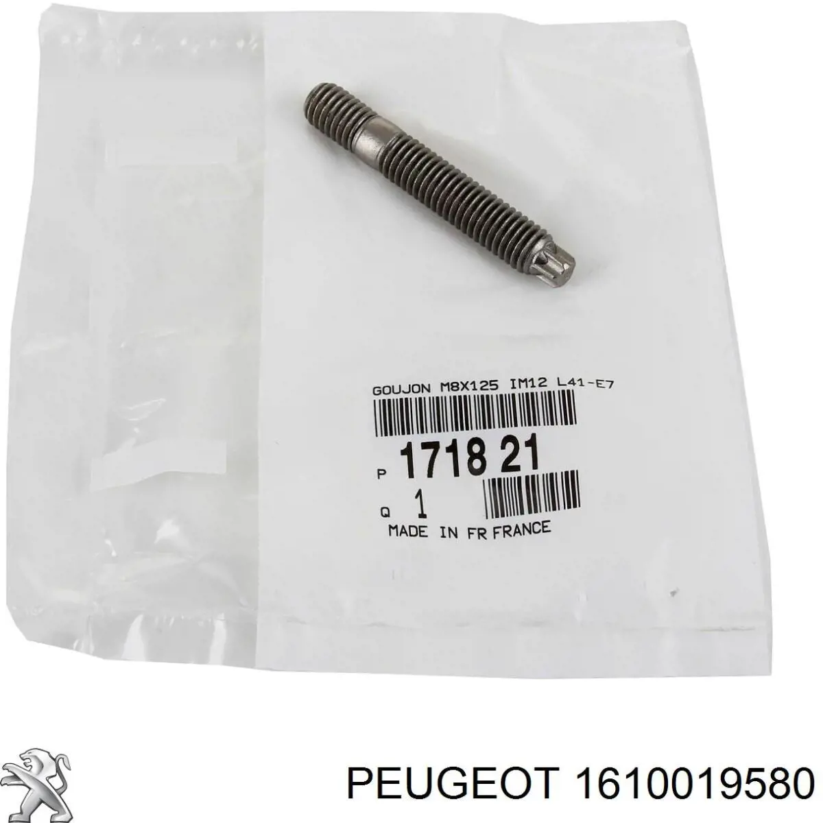 1610019580 Peugeot/Citroen Uszczelka zaworu recyrkulacji EGR