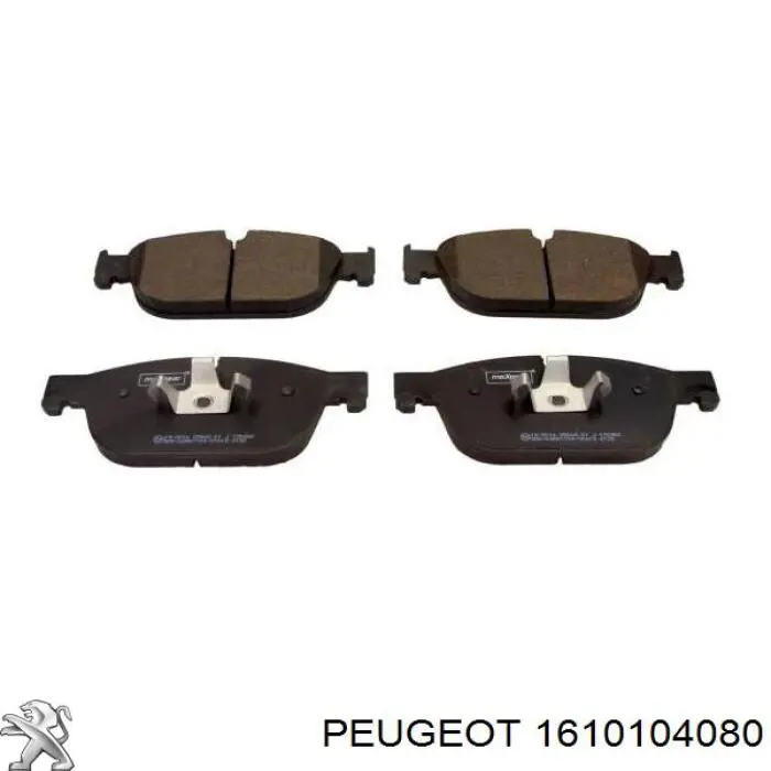 Klocki hamulcowe przednie tarczowe Peugeot/Citroen 1610104080 cena, od 38,91 USD
