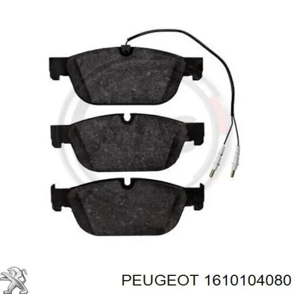 Do koszyka 1610104080 Peugeot/Citroen Klocki hamulcowe przednie tarczowe