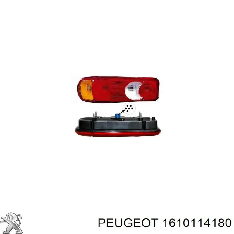 Lampa zespolona tylna lewa 5511944L5UE Depo/Loro