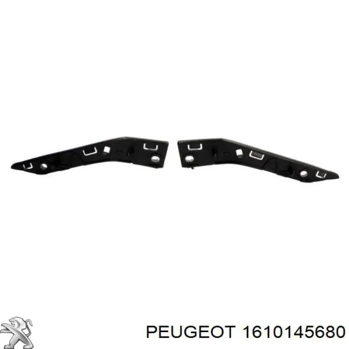 Zestaw mocowań/ wsporników zderzaka przedniego 1610145680 Peugeot/Citroen