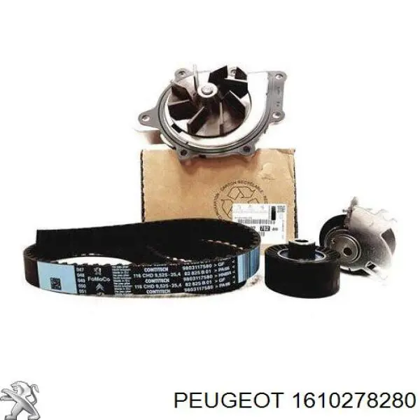 Pasek rozrządu, zestaw Peugeot/Citroen 1610278280 cena, od 172,27 USD