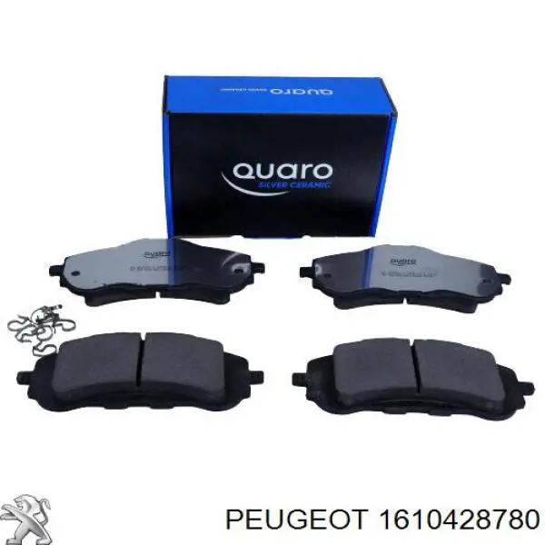Do koszyka 1610428780 Peugeot/Citroen Klocki hamulcowe przednie tarczowe