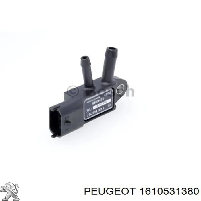 Czujnik ciśnienia spalin 1610531380 Peugeot/Citroen