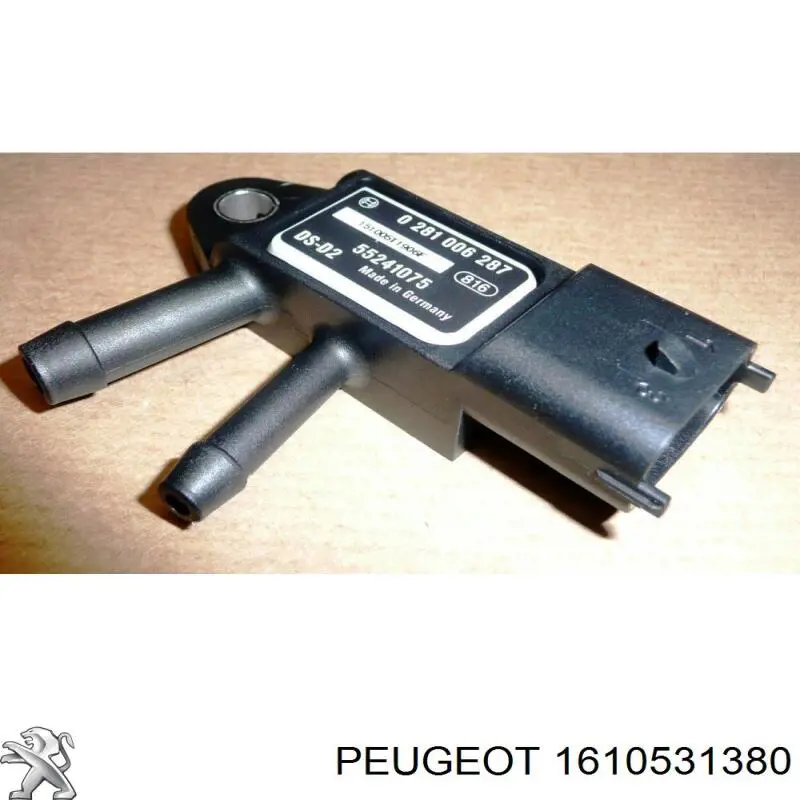 1610531380 Peugeot/Citroen Czujnik ciśnienia spalin