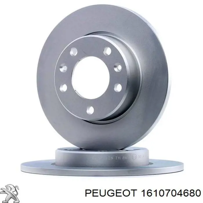 Do koszyka 1610704680 Peugeot/Citroen Tarcza hamulcowa przednia