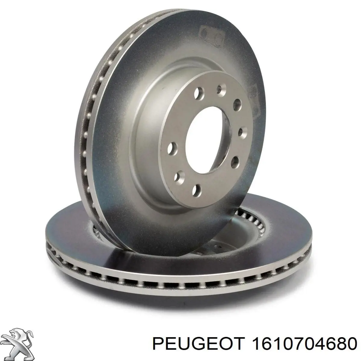 Tarcza hamulcowa przednia 1610704680 Peugeot/Citroen