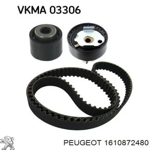 Pasek rozrządu, zestaw Peugeot/Citroen 1610872480 cena, od 112,11 USD