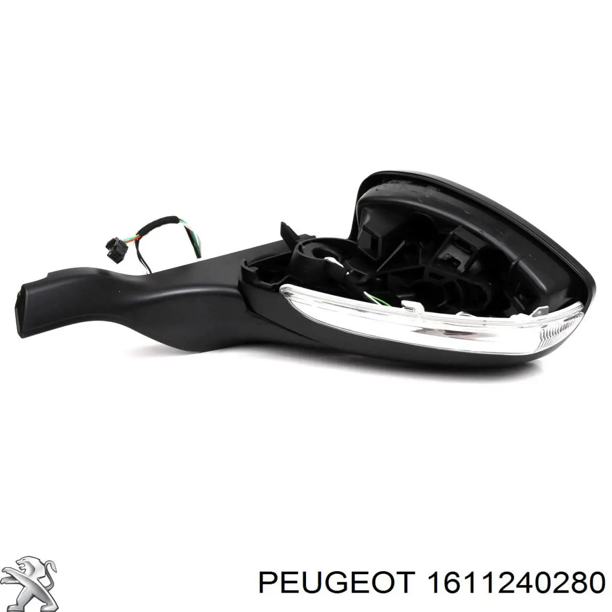 Do koszyka 1611240280 Peugeot/Citroen Lusterko wsteczne lewe