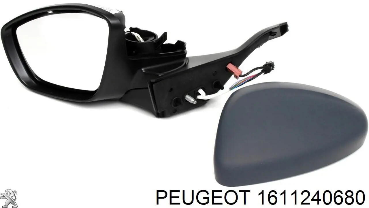 Lusterko wsteczne lewe 1611240680 Peugeot/Citroen