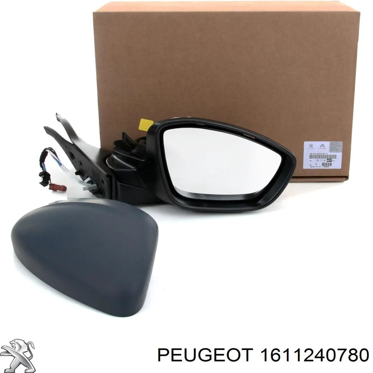 Lusterko wsteczne prawe 1611240780 Peugeot/Citroen
