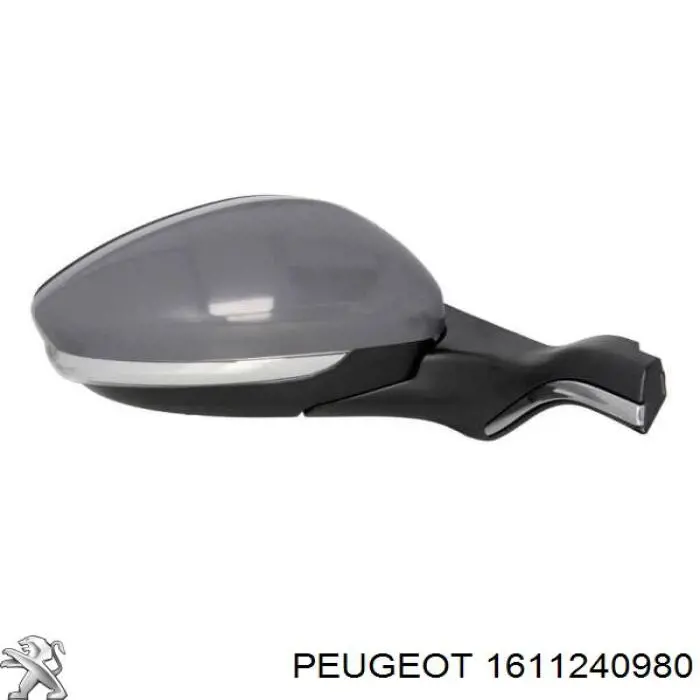 1611240980 Peugeot/Citroen Lusterko wsteczne prawe