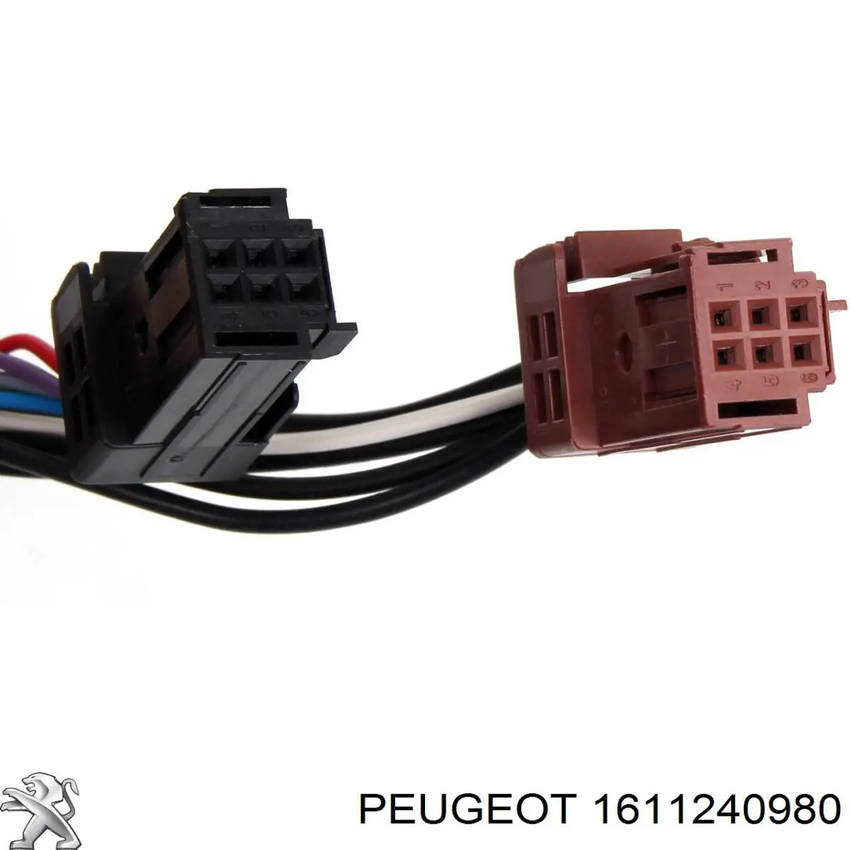 Lusterko wsteczne prawe 1611240980 Peugeot/Citroen