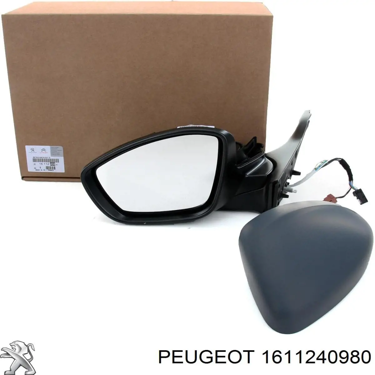 Do koszyka 1611240980 Peugeot/Citroen Lusterko wsteczne prawe