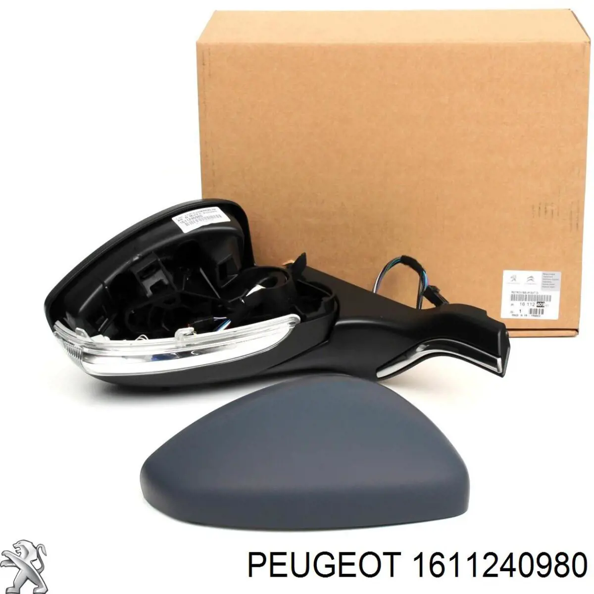 Lusterko wsteczne prawe Peugeot/Citroen 1611240980
