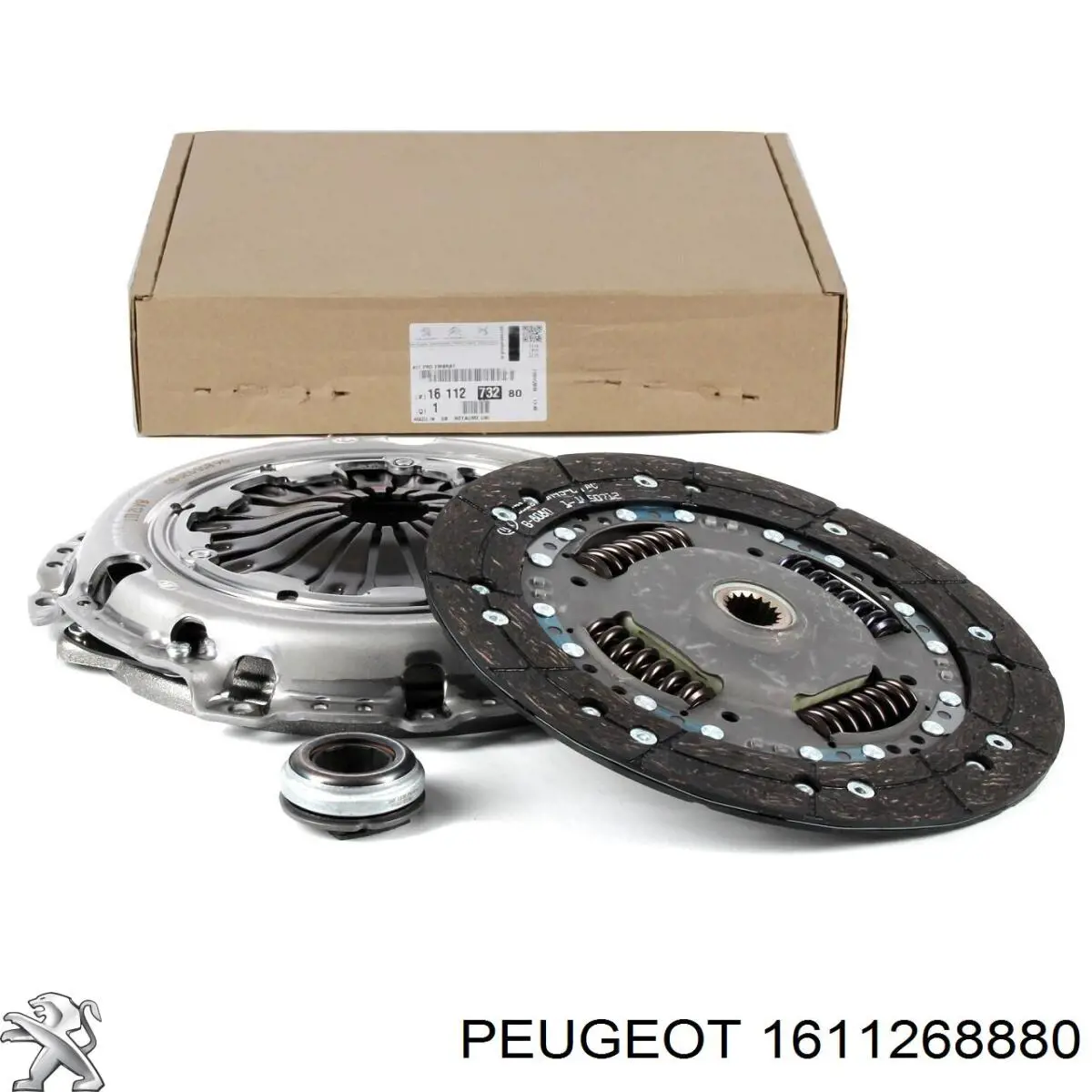 Zestaw sprzęgła (3 części) 1611268880 Peugeot/Citroen