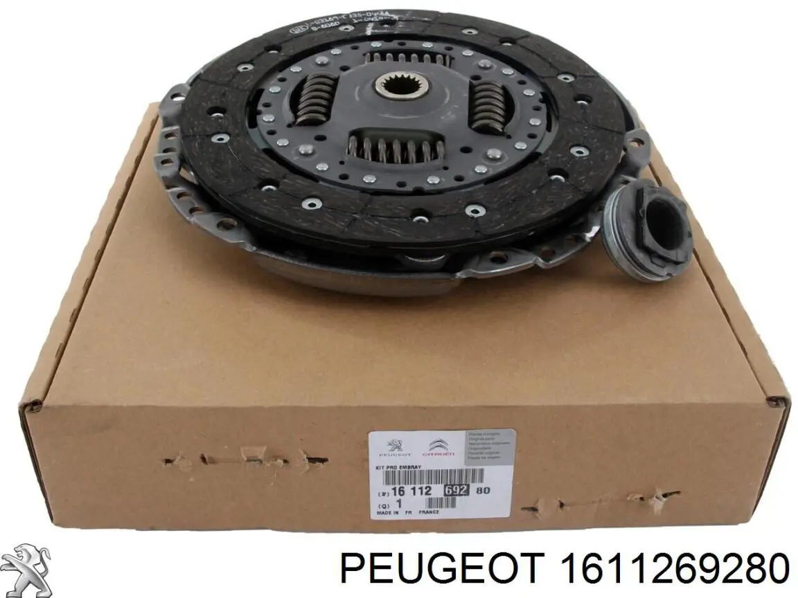 Zestaw sprzęgła (3 części) Peugeot/Citroen 1611269280 cena, od 119,26 USD