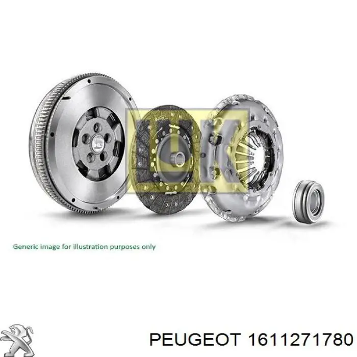 Do koszyka 1611271780 Peugeot/Citroen Zestaw sprzęgła (3 części)