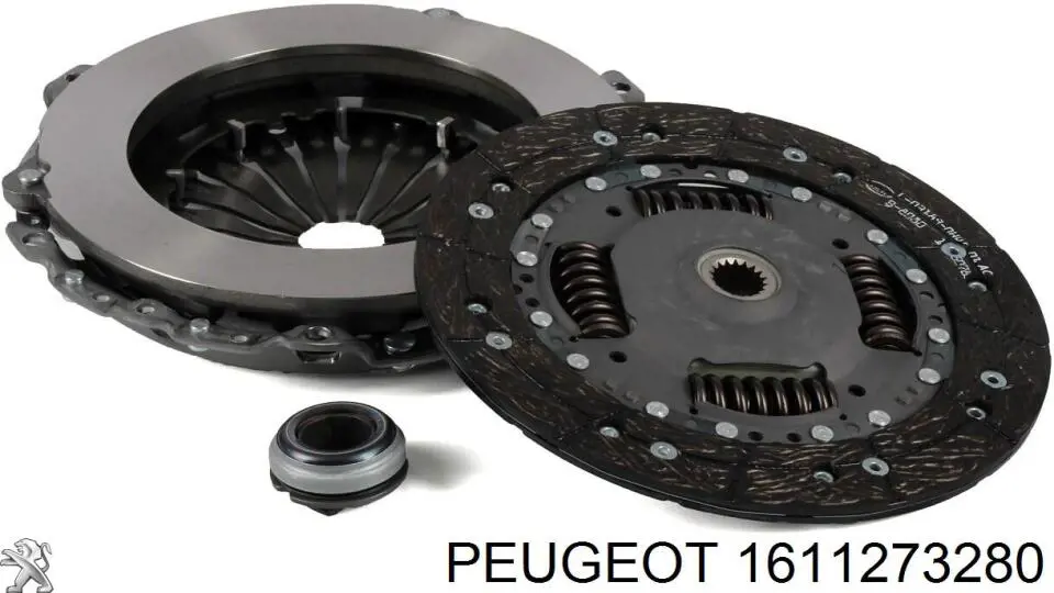 Zestaw sprzęgła (3 części) 1611273280 Peugeot/Citroen