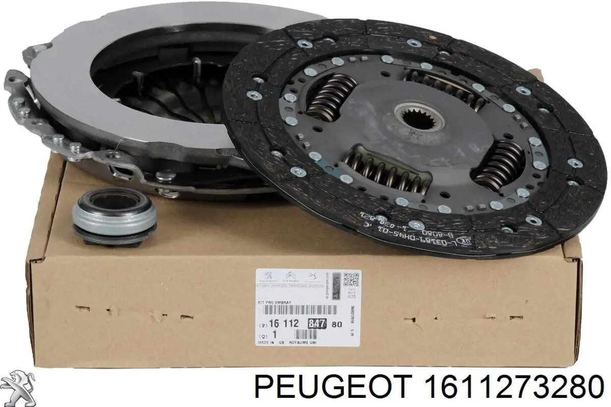 Do koszyka 1611273280 Peugeot/Citroen Zestaw sprzęgła (3 części)