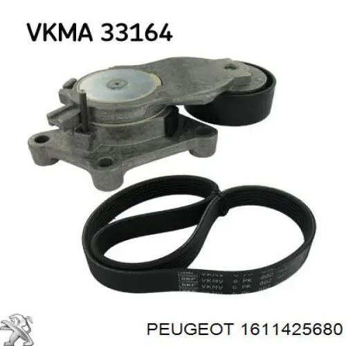 Napinacz paska napędowego Peugeot/Citroen 1611425680