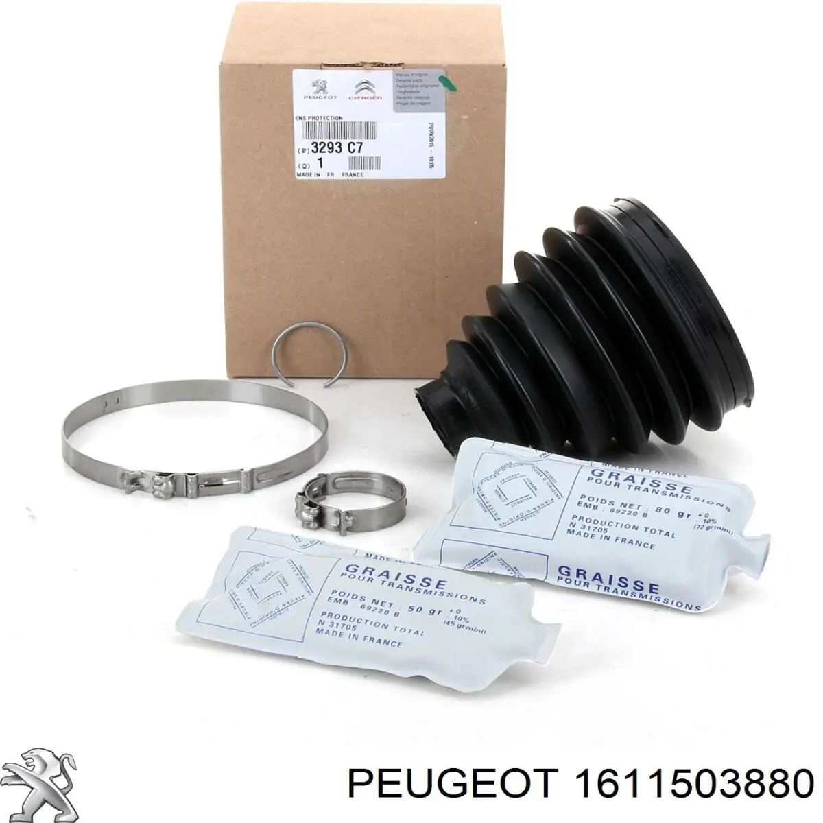 Do koszyka 1611503880 Peugeot/Citroen Pasek napędowy mechanizmów, zestaw