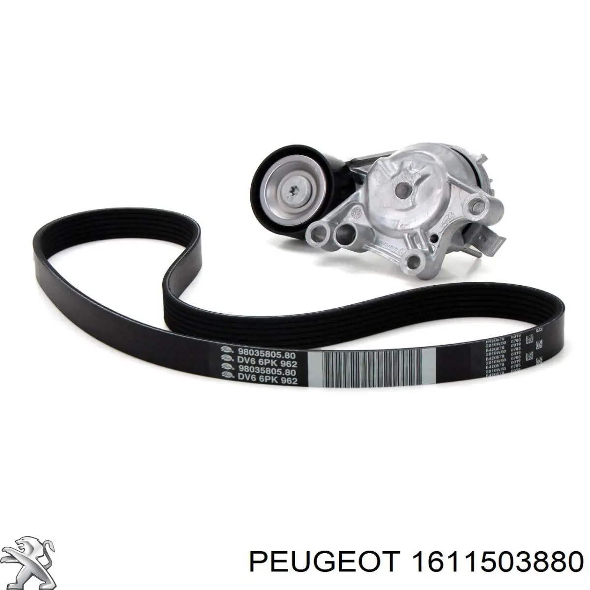 1611503880 Peugeot/Citroen Pasek napędowy mechanizmów, zestaw