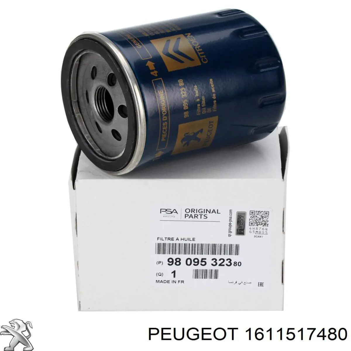 Do koszyka 1611517480 Peugeot/Citroen Filtr zasilania olejem turbinowym