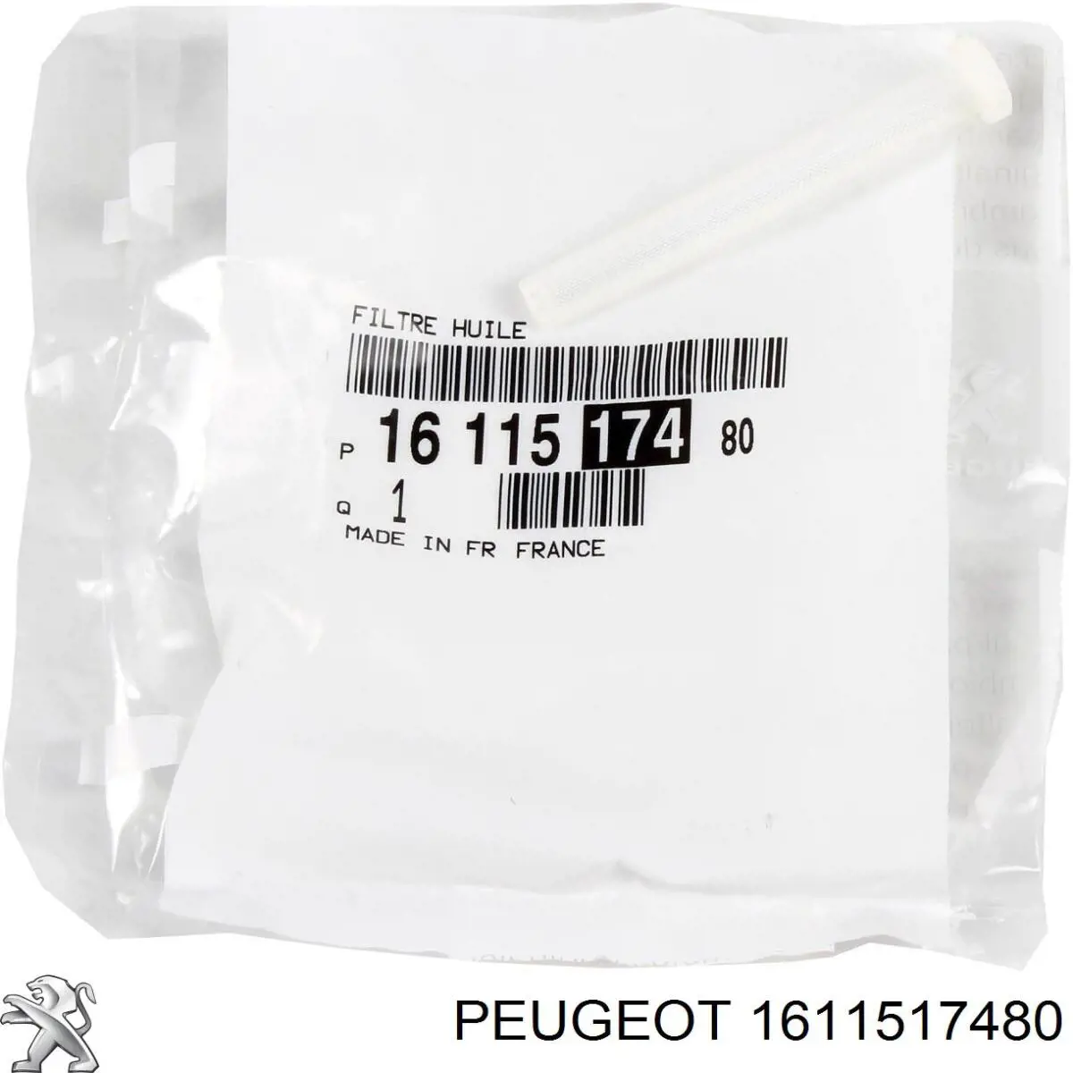 Filtr zasilania olejem turbinowym 1611517480 Peugeot/Citroen