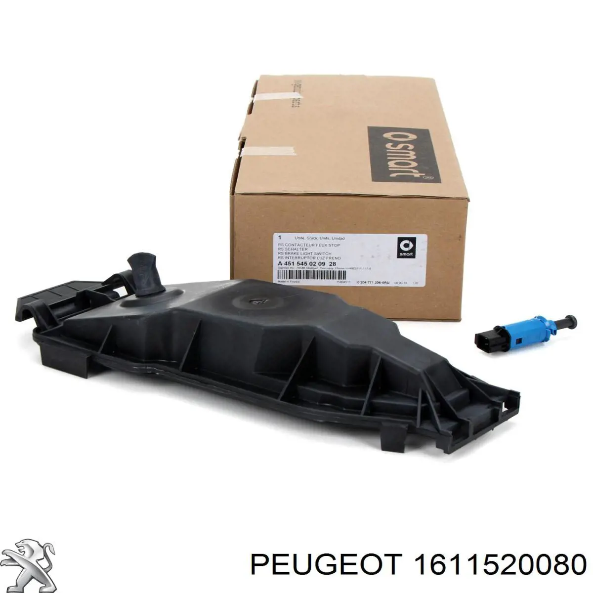 1611520080 Peugeot/Citroen Czujnik położenia pedału sprzęgła