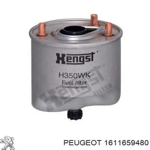Filtr paliwa Peugeot/Citroen 1611659480 cena, od 39,90 USD