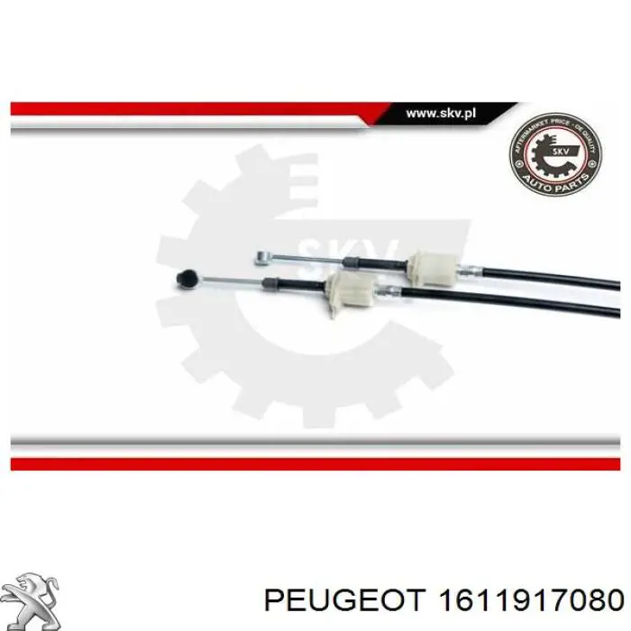 Do koszyka 1611917080 Peugeot/Citroen Linka dźwigni zmiany biegów podwójna