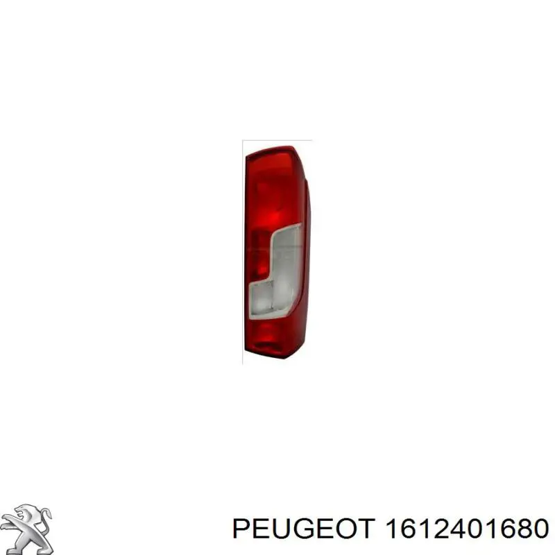 1612401680 Peugeot/Citroen Lampa zespolona tylna prawa