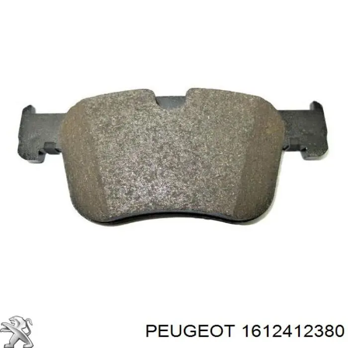 1612412380 Peugeot/Citroen Klocki hamulcowe przednie tarczowe